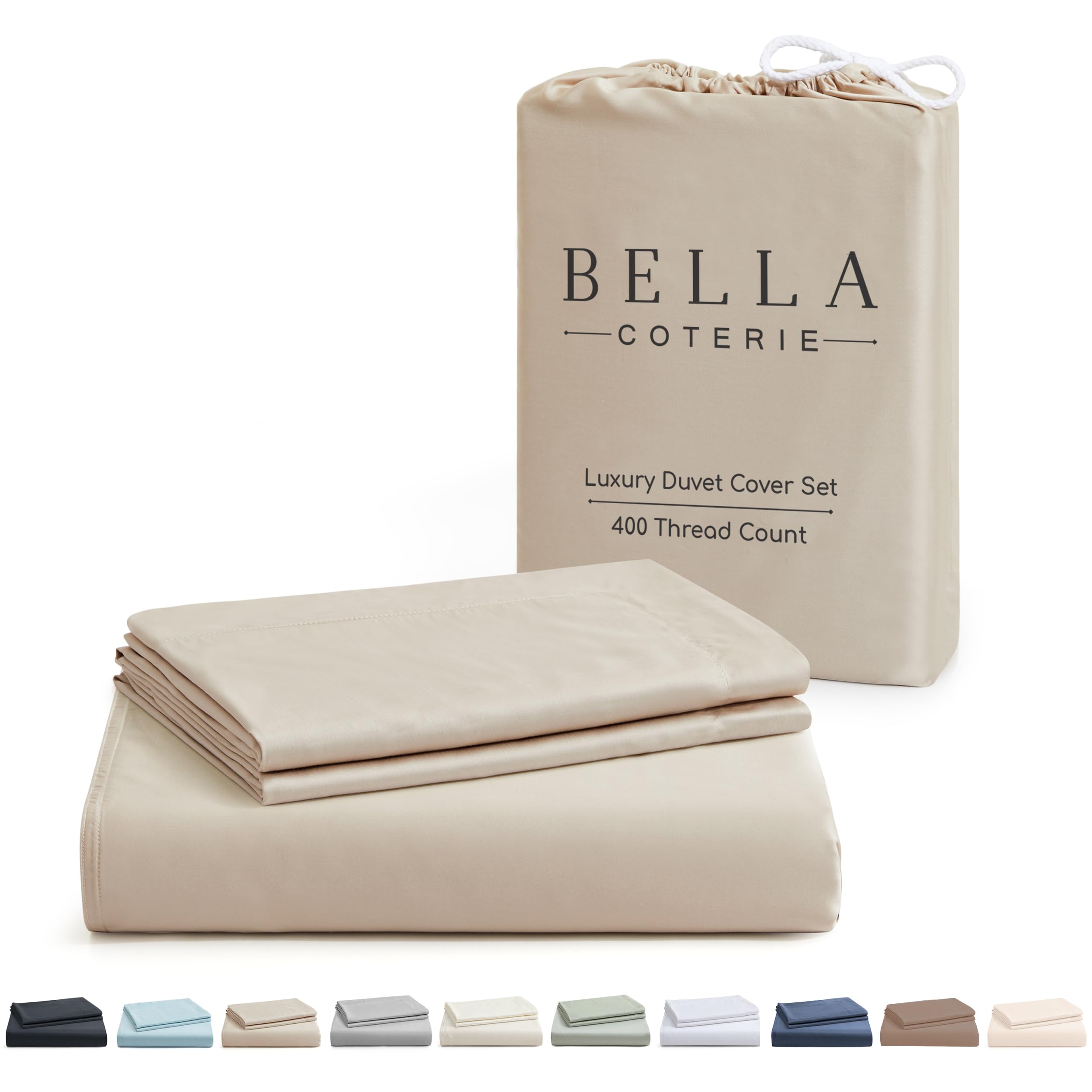Bella Coterie | Luxury Bamboo Viscose Duvet Cover Set