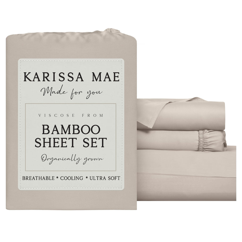 KARISSA MAE Luxury Bamboo Viscose Sheet Set
