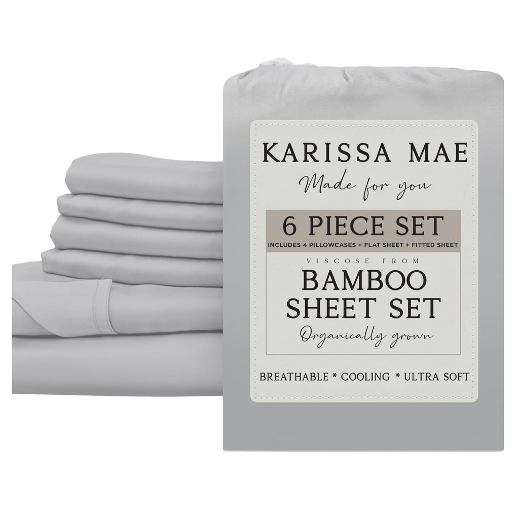 KARISSA MAE Luxury Bamboo Viscose Sheet Set