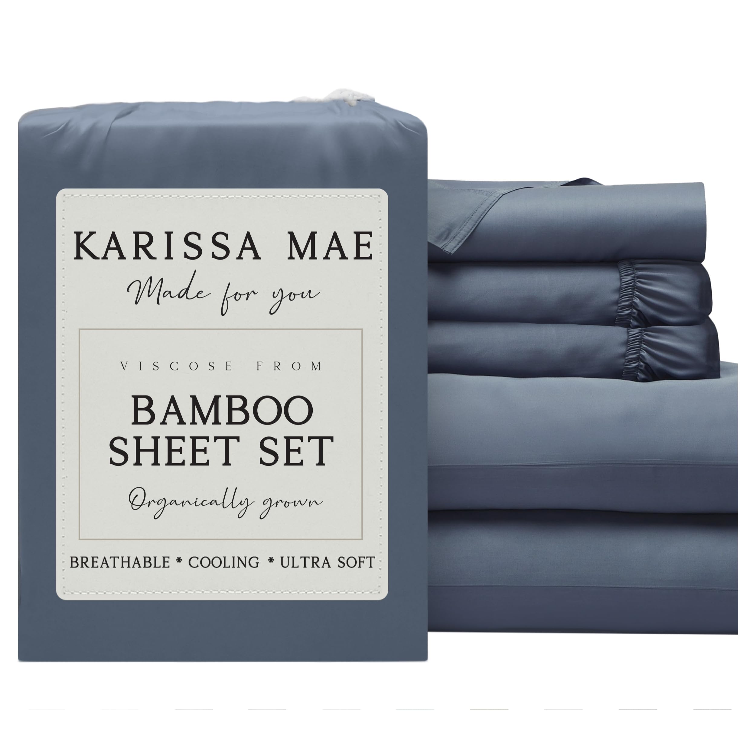 KARISSA MAE Luxury Bamboo Viscose Sheet Set