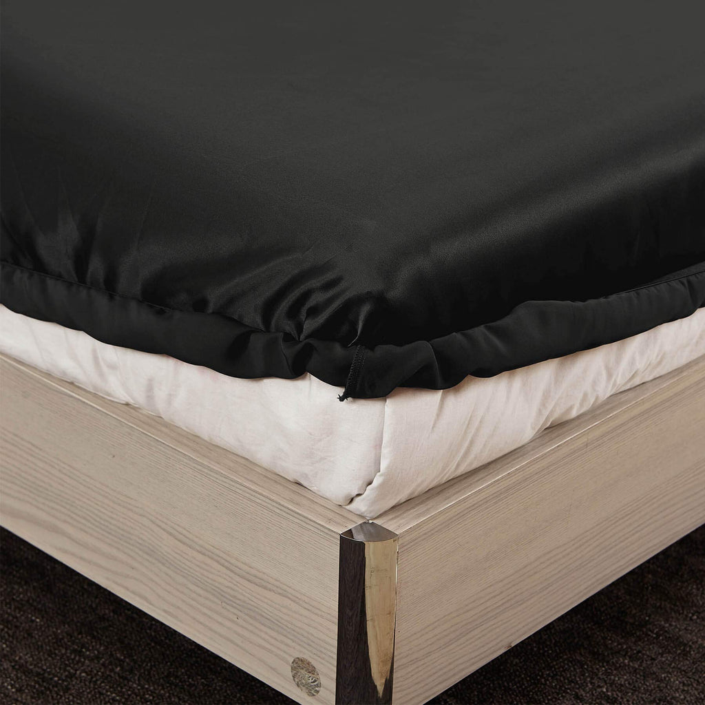 19 Momme 100% Mulberry Silk Fitted Sheet, 16" Deep Pocket