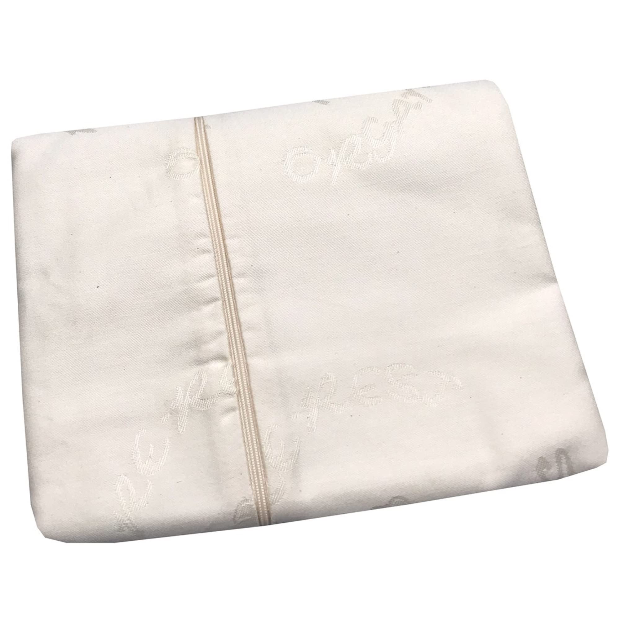 Organic Cotton Zip Mattress Cover Deluxe Damask Full 6"