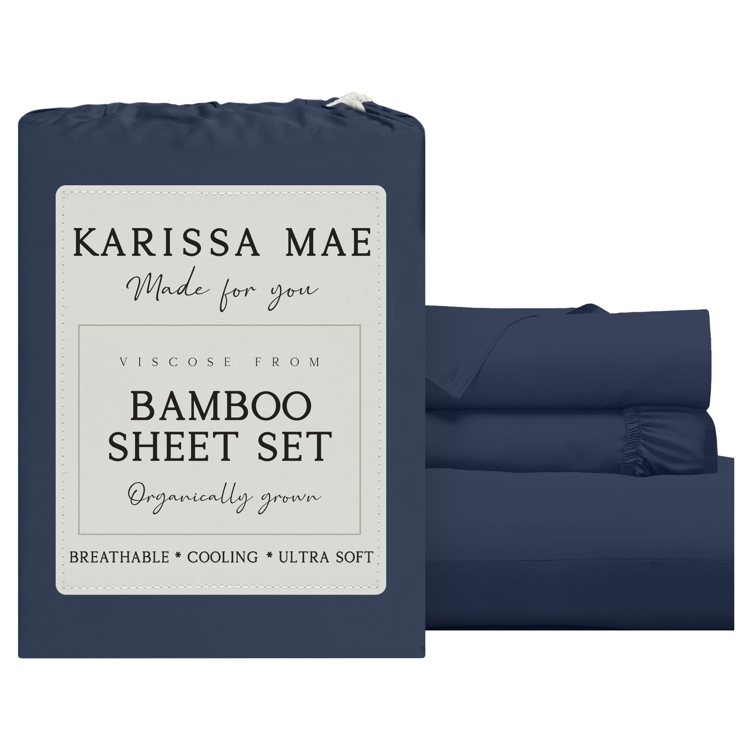 KARISSA MAE Luxury Bamboo Viscose Sheet Set