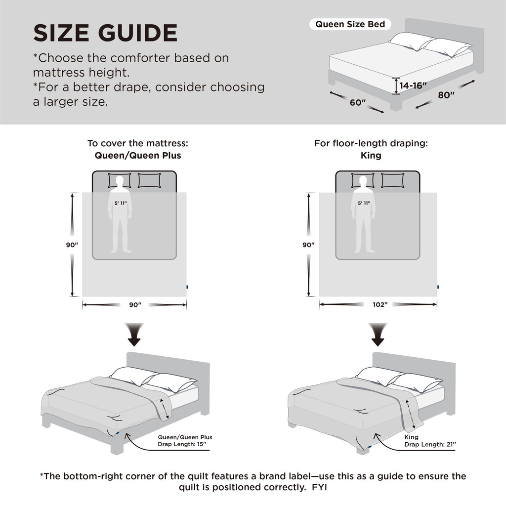 Ultra-Breathable Cooling Comforter, Lightweight Summer Duvet