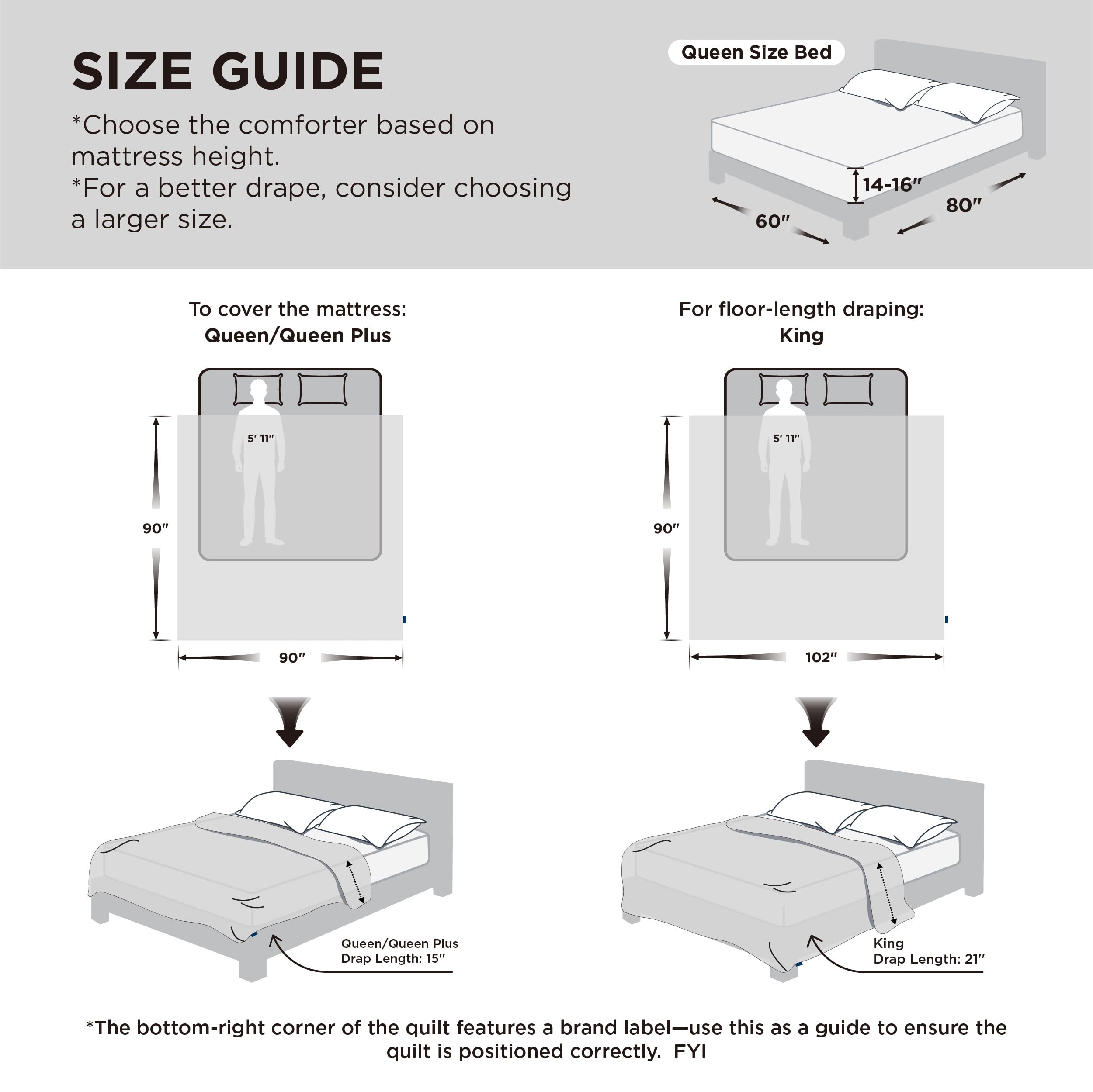 Ultra-Breathable Cooling Comforter, Lightweight Summer Duvet