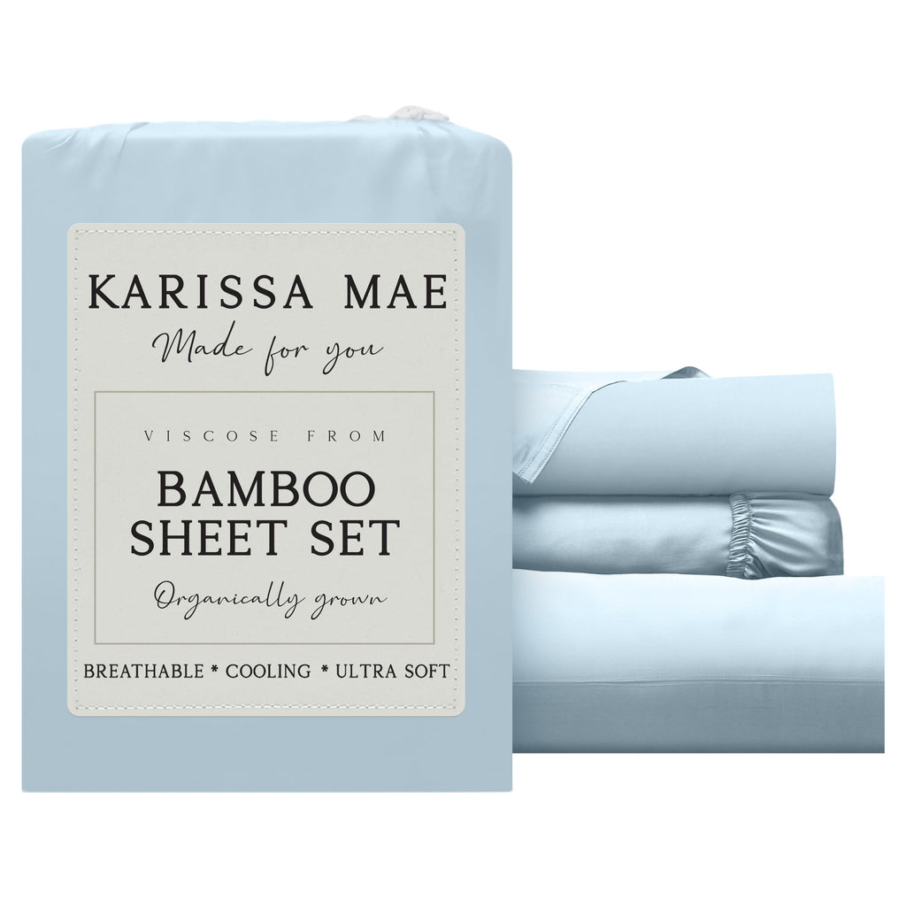 KARISSA MAE Luxury Bamboo Viscose Sheet Set