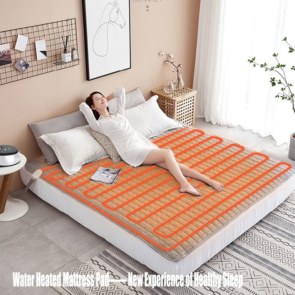Water-Circulation Heated Mattress Pad with Smart Constant Warmth