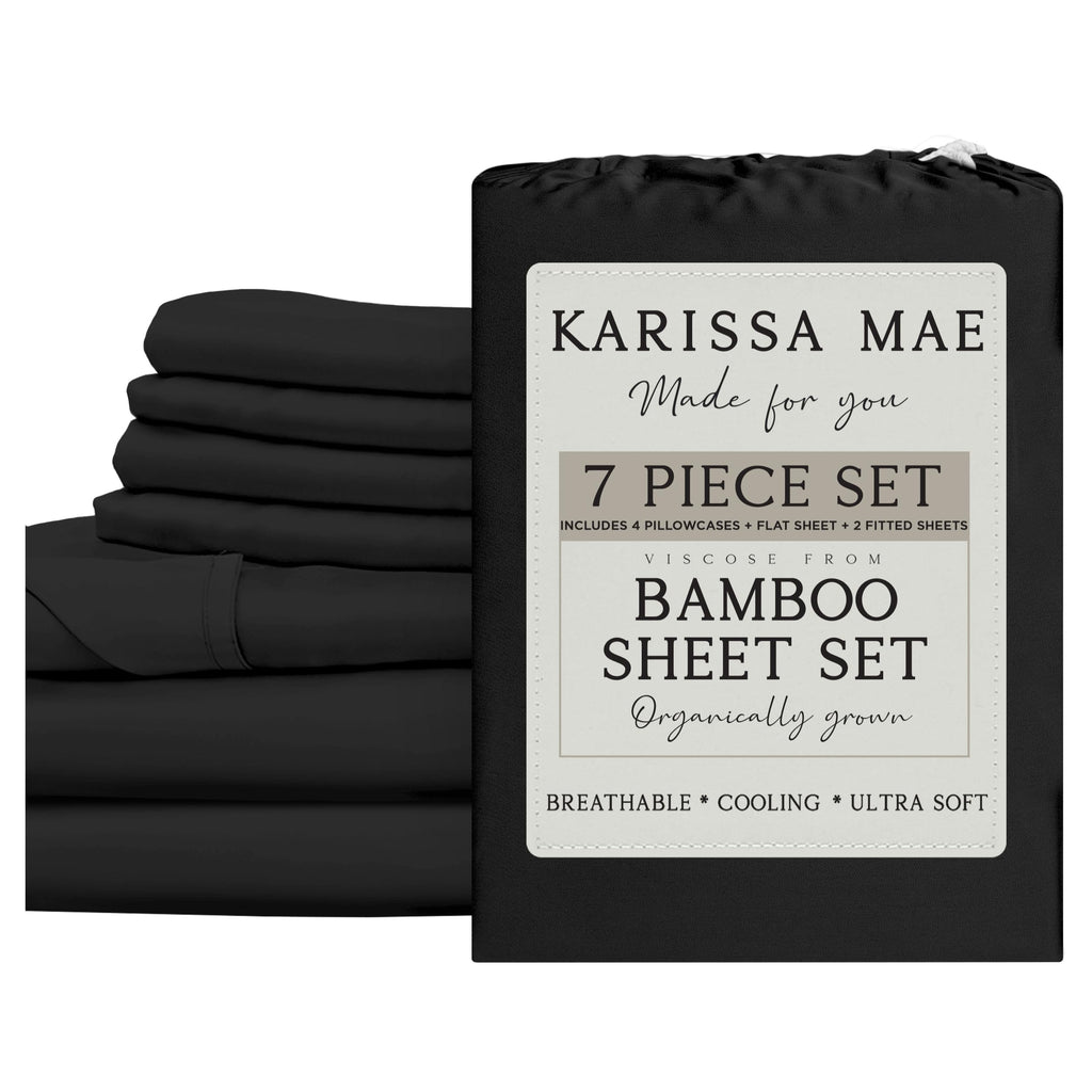 KARISSA MAE Luxury Bamboo Viscose Sheet Set