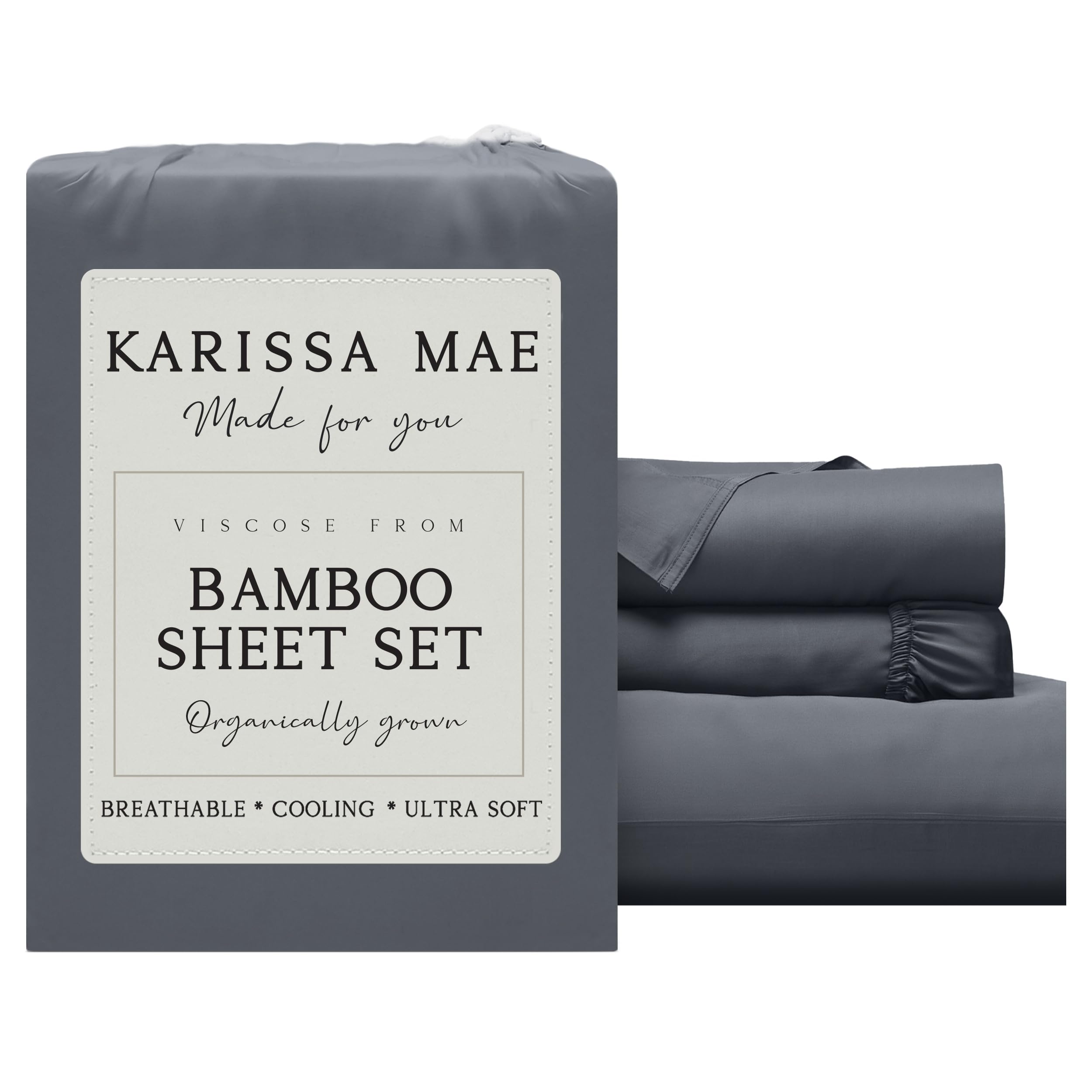 KARISSA MAE Luxury Bamboo Viscose Sheet Set