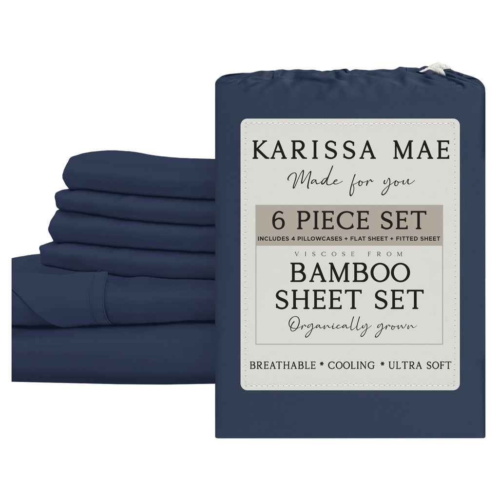 KARISSA MAE Luxury Bamboo Viscose Sheet Set