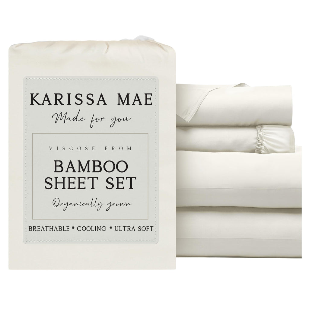 KARISSA MAE Luxury Bamboo Viscose Sheet Set