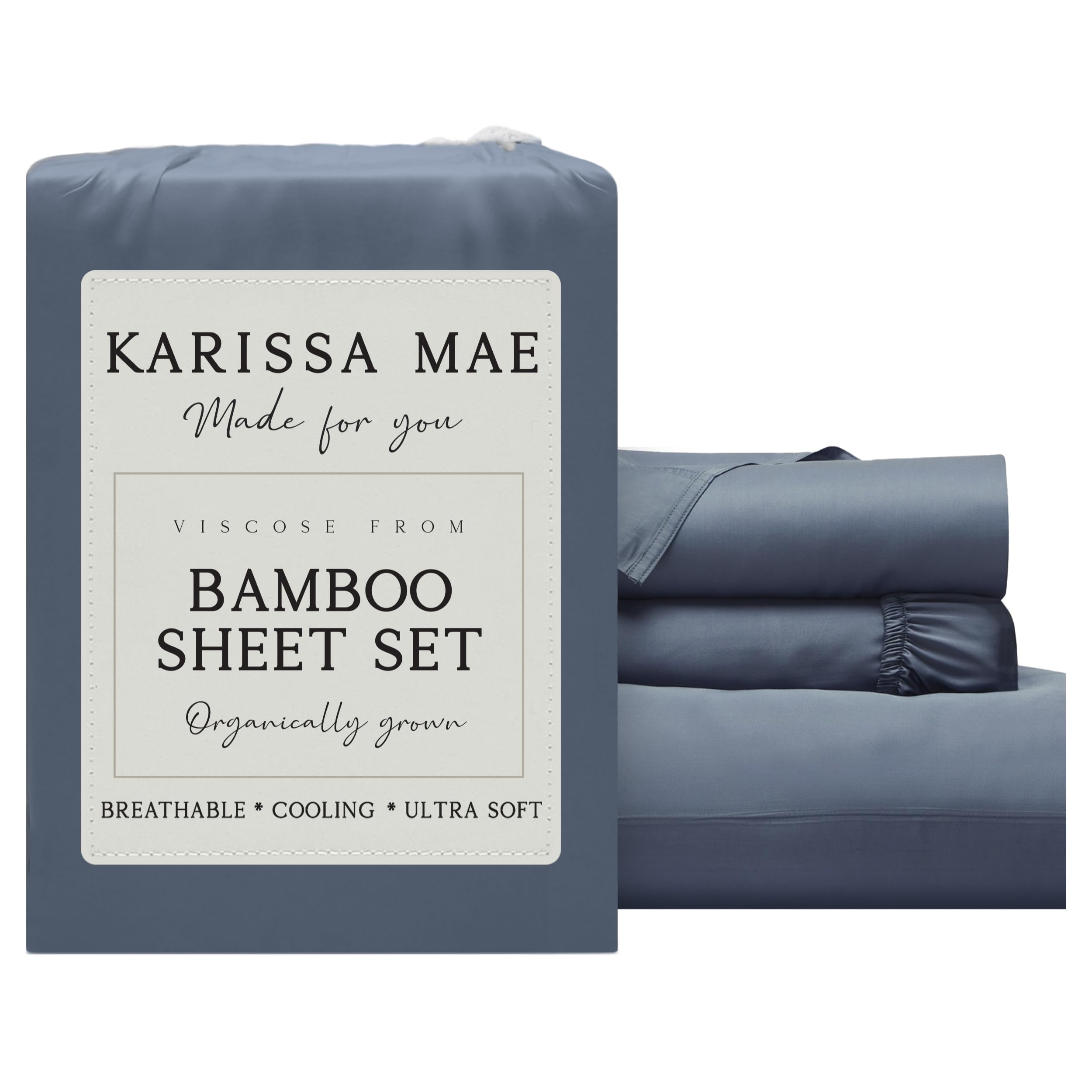 KARISSA MAE Luxury Bamboo Viscose Sheet Set