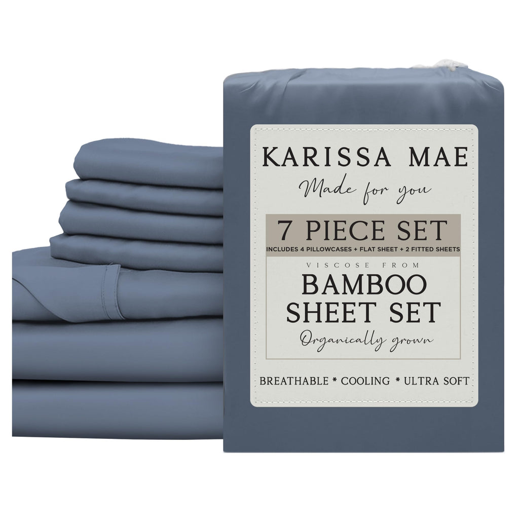 KARISSA MAE Luxury Bamboo Viscose Sheet Set