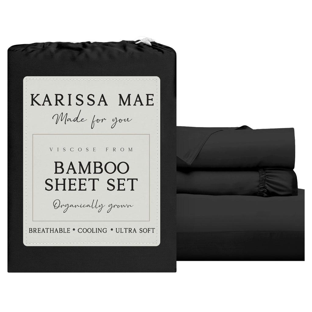 KARISSA MAE Luxury Bamboo Viscose Sheet Set