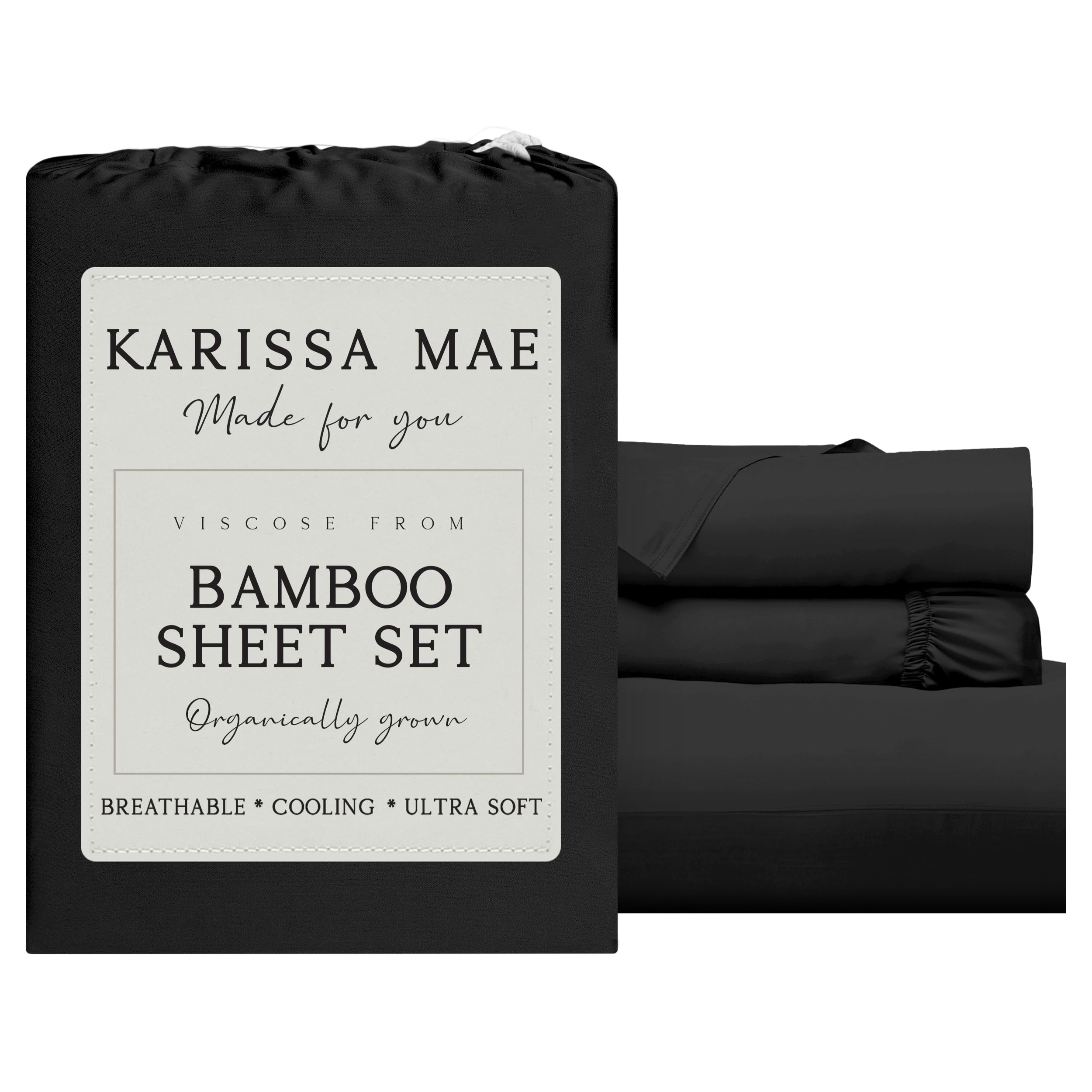 KARISSA MAE Luxury Bamboo Viscose Sheet Set