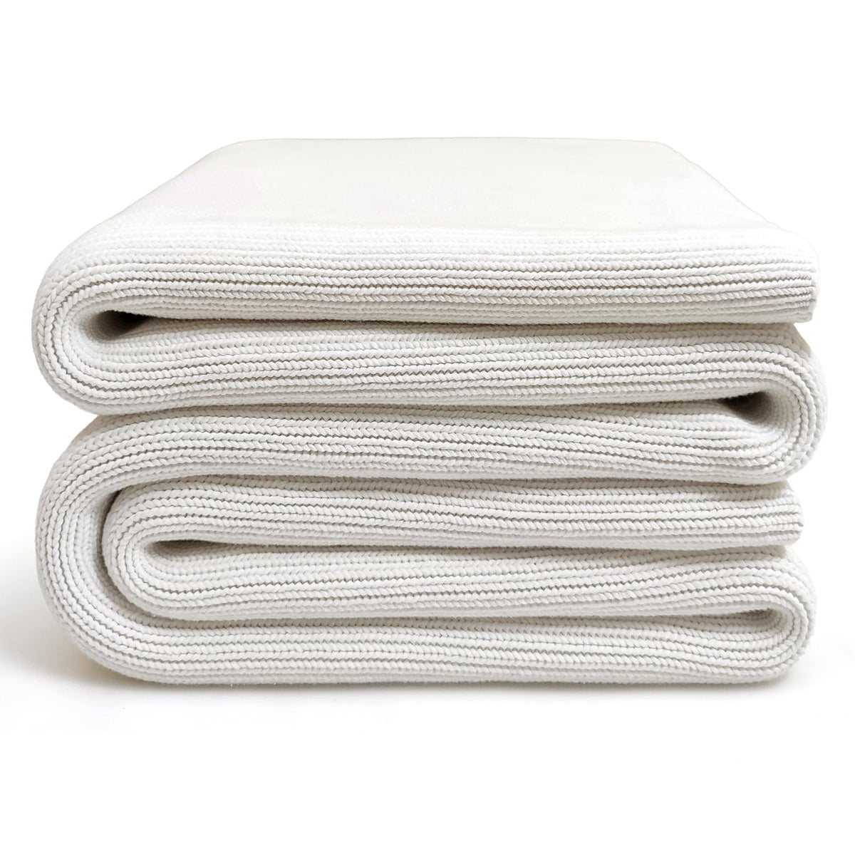 Chunky Knit Cotton Weighted Blanket, 62 × 90 in, 16 lb