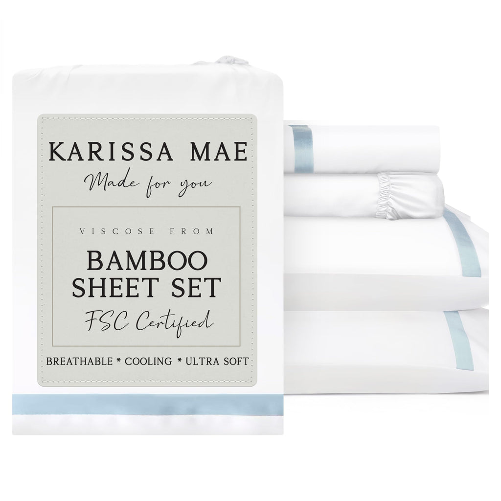 KARISSA MAE Luxury Bamboo Viscose Sheet Set