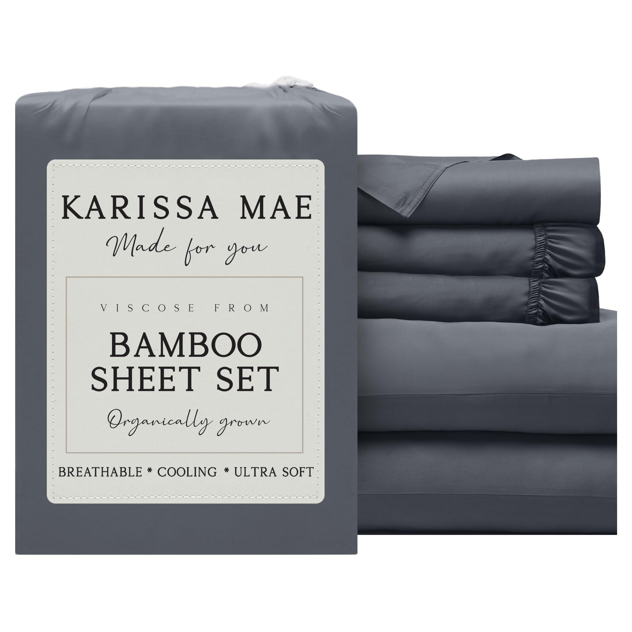 KARISSA MAE Luxury Bamboo Viscose Sheet Set