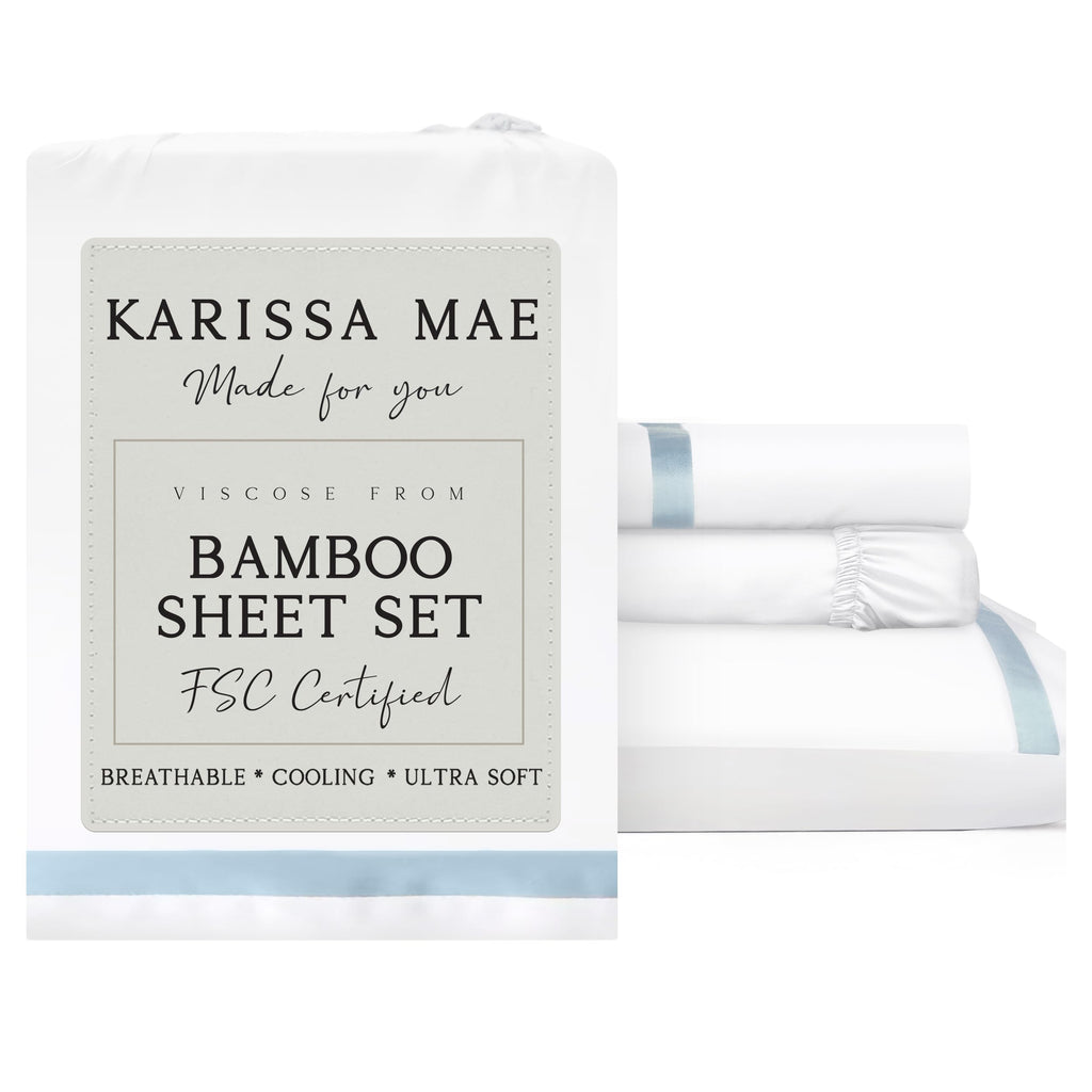 KARISSA MAE Luxury Bamboo Viscose Sheet Set