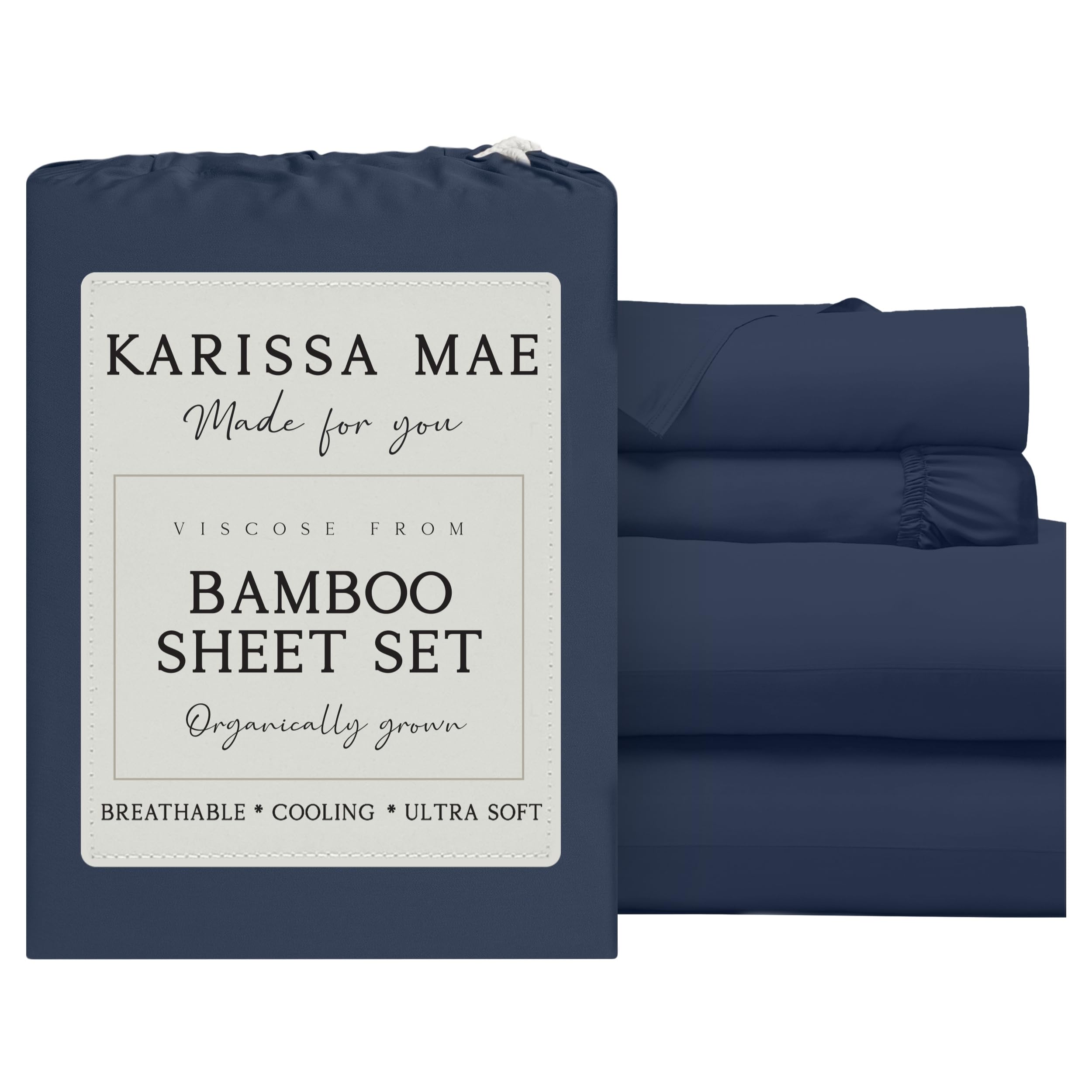 KARISSA MAE Luxury Bamboo Viscose Sheet Set