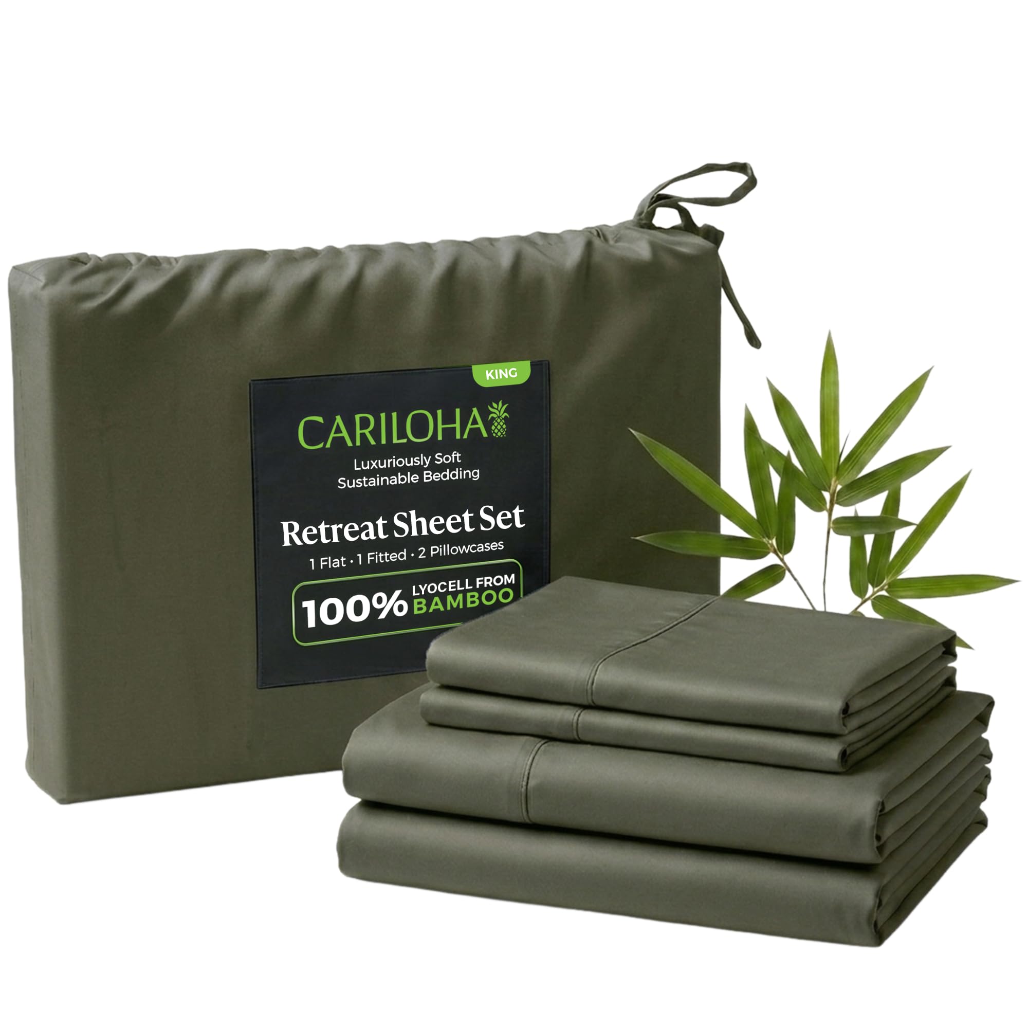 Cariloha Retreat 100% Bamboo Lyocell Sheets