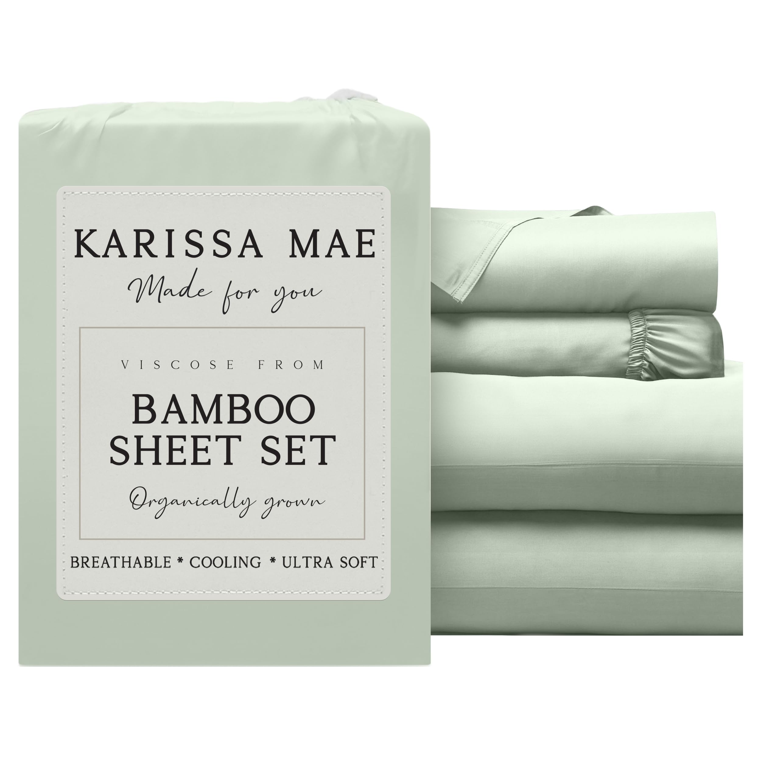 KARISSA MAE Luxury Bamboo Viscose Sheet Set