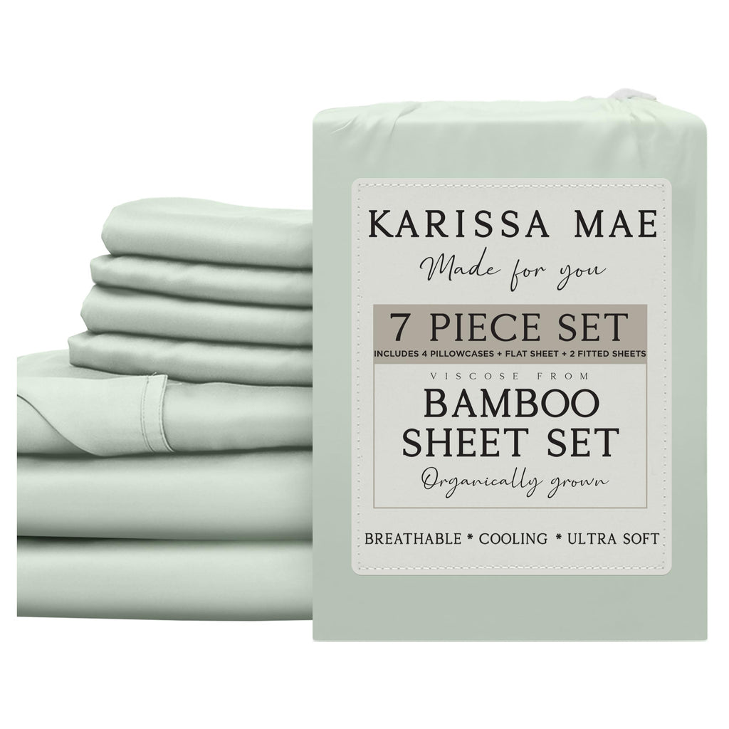 KARISSA MAE Luxury Bamboo Viscose Sheet Set