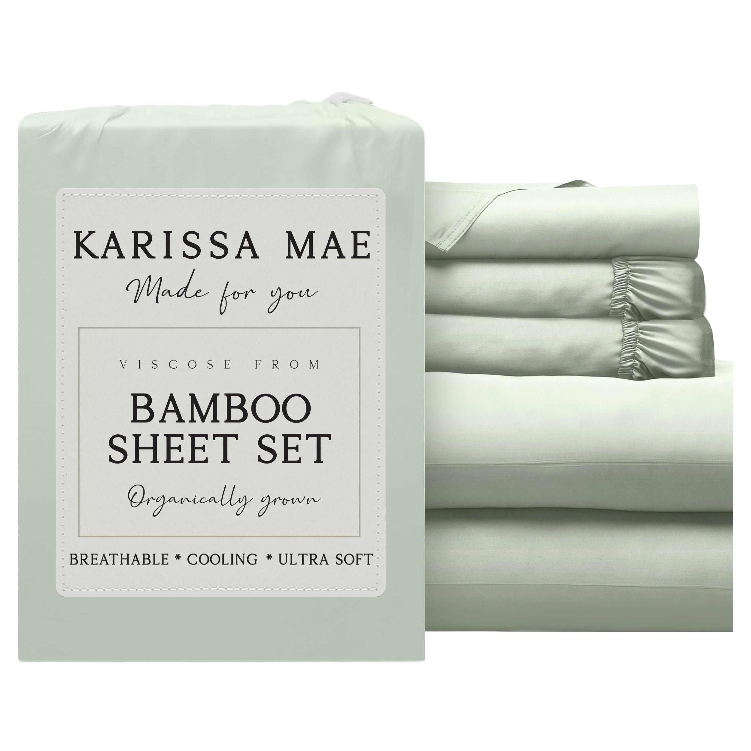 KARISSA MAE Luxury Bamboo Viscose Sheet Set