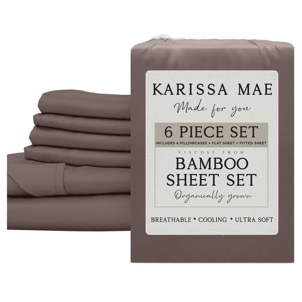 KARISSA MAE Luxury Bamboo Viscose Sheet Set