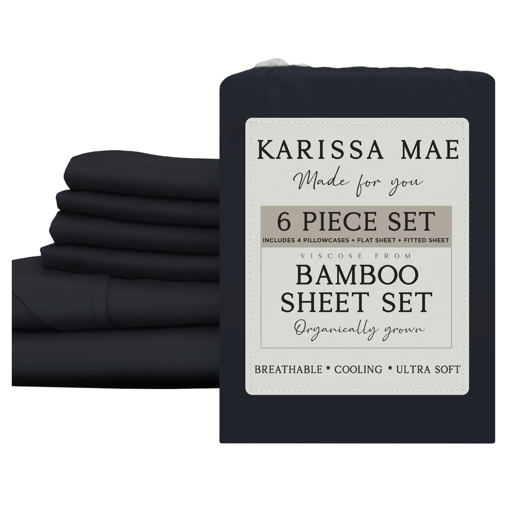 KARISSA MAE Luxury Bamboo Viscose Sheet Set