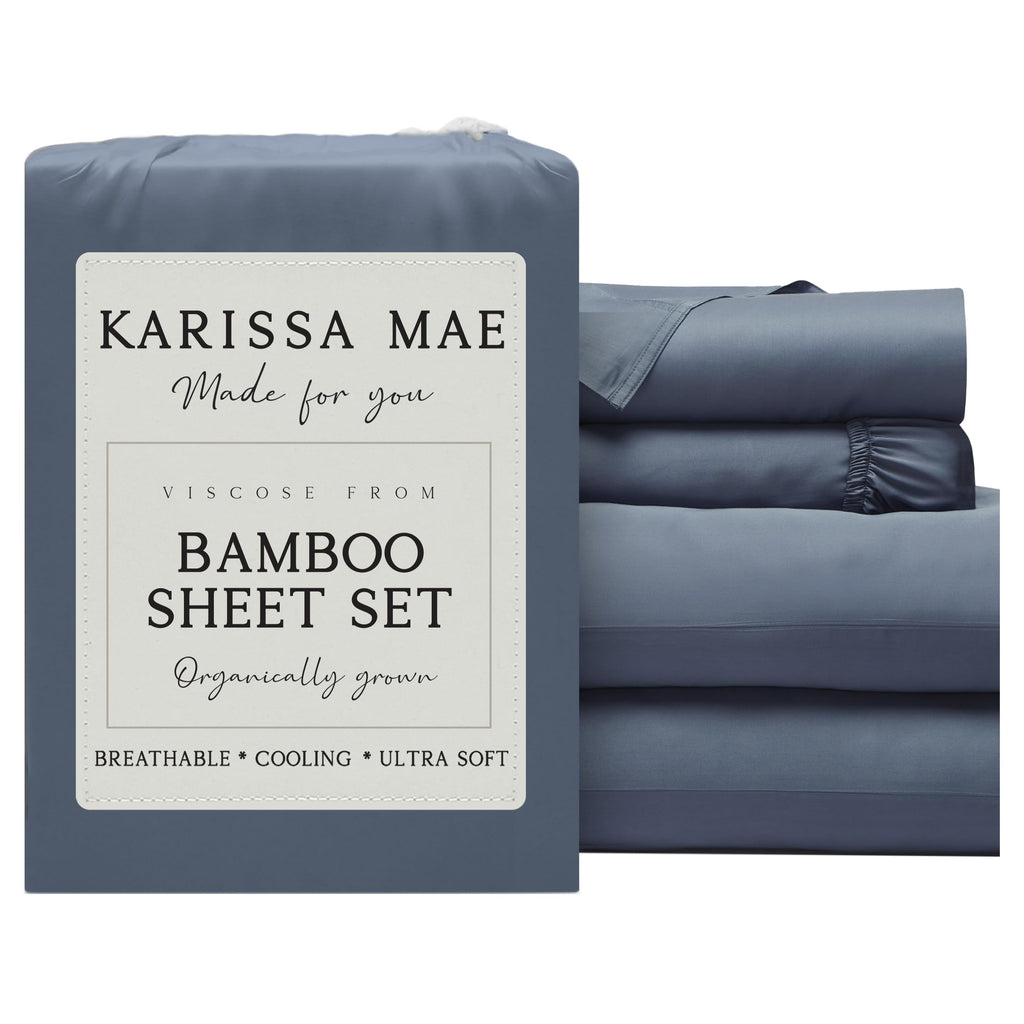 KARISSA MAE Luxury Bamboo Viscose Sheet Set