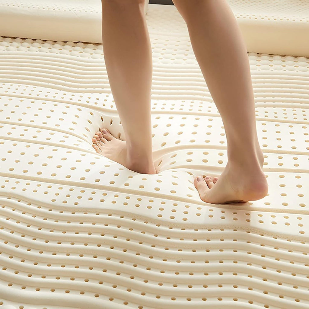 Natural Latex Mattress Topper, Breathable & Supportive, 7.5 cm, 135 × 190 cm