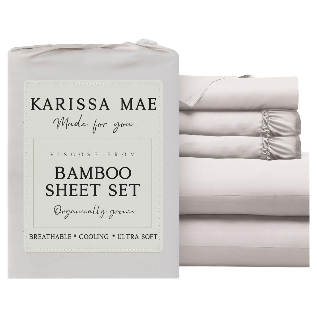 KARISSA MAE Luxury Bamboo Viscose Sheet Set