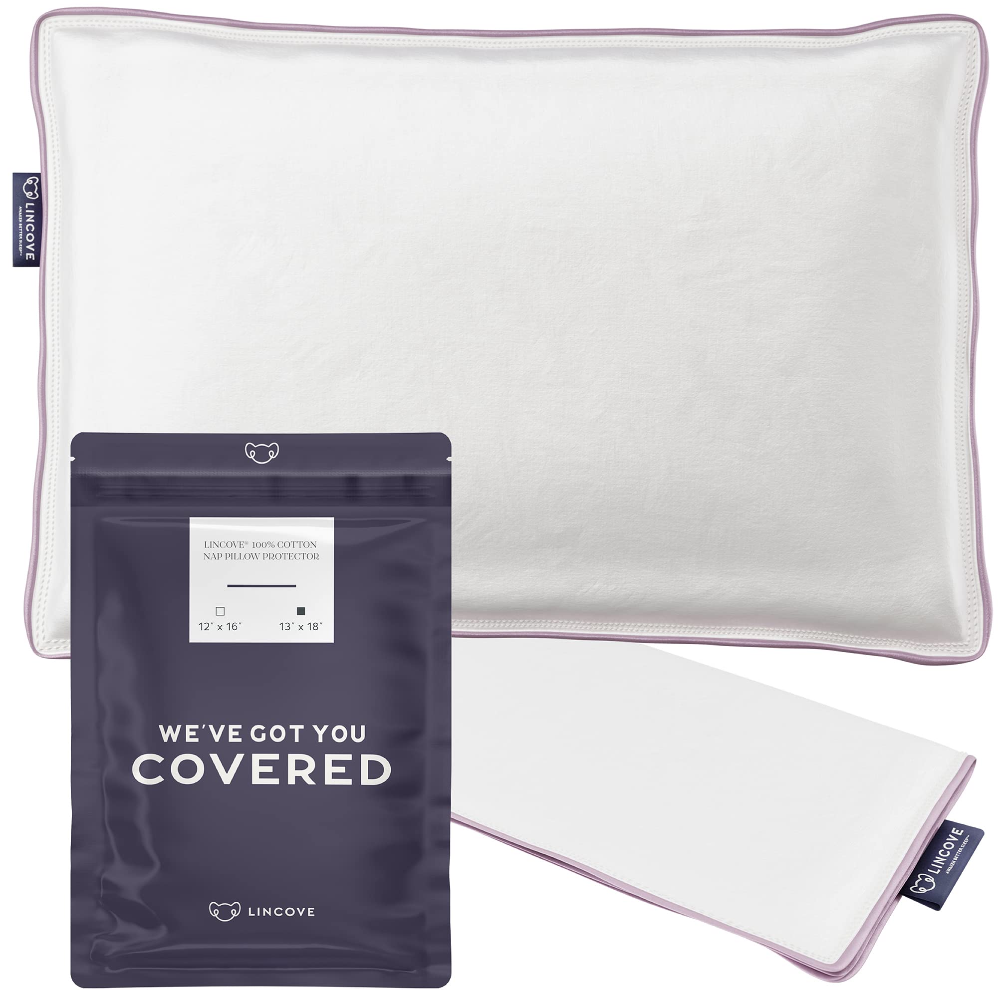 100% Cotton Sateen Pillow Protector, 400 Thread Count