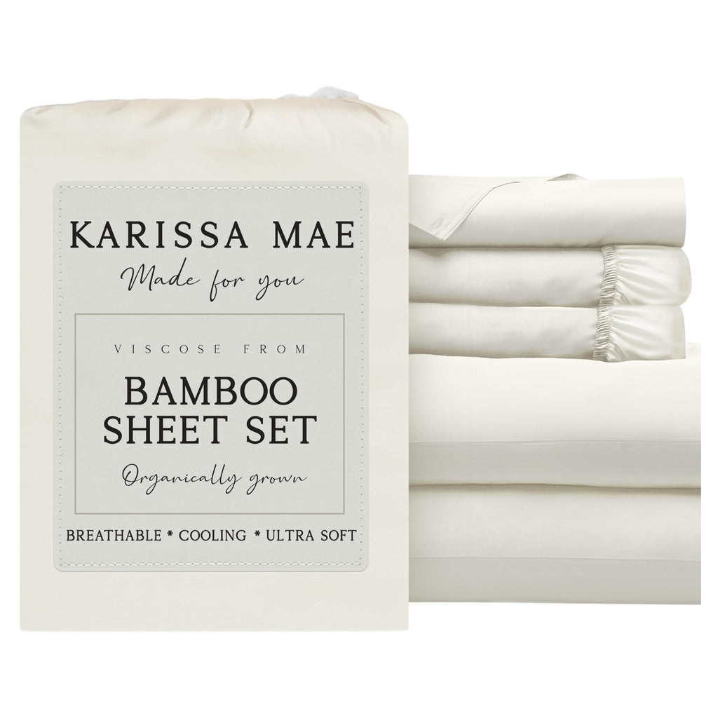 KARISSA MAE Luxury Bamboo Viscose Sheet Set