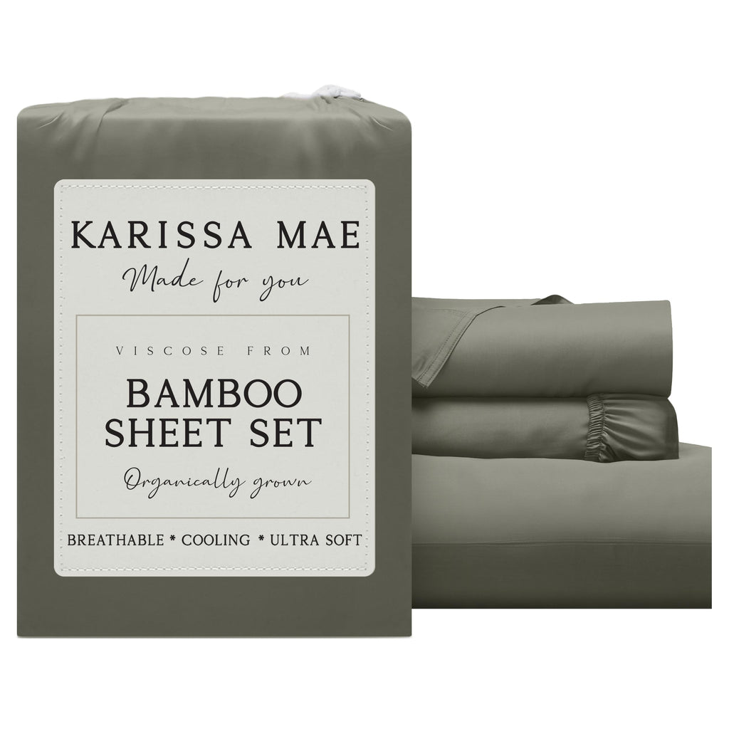 KARISSA MAE Luxury Bamboo Viscose Sheet Set