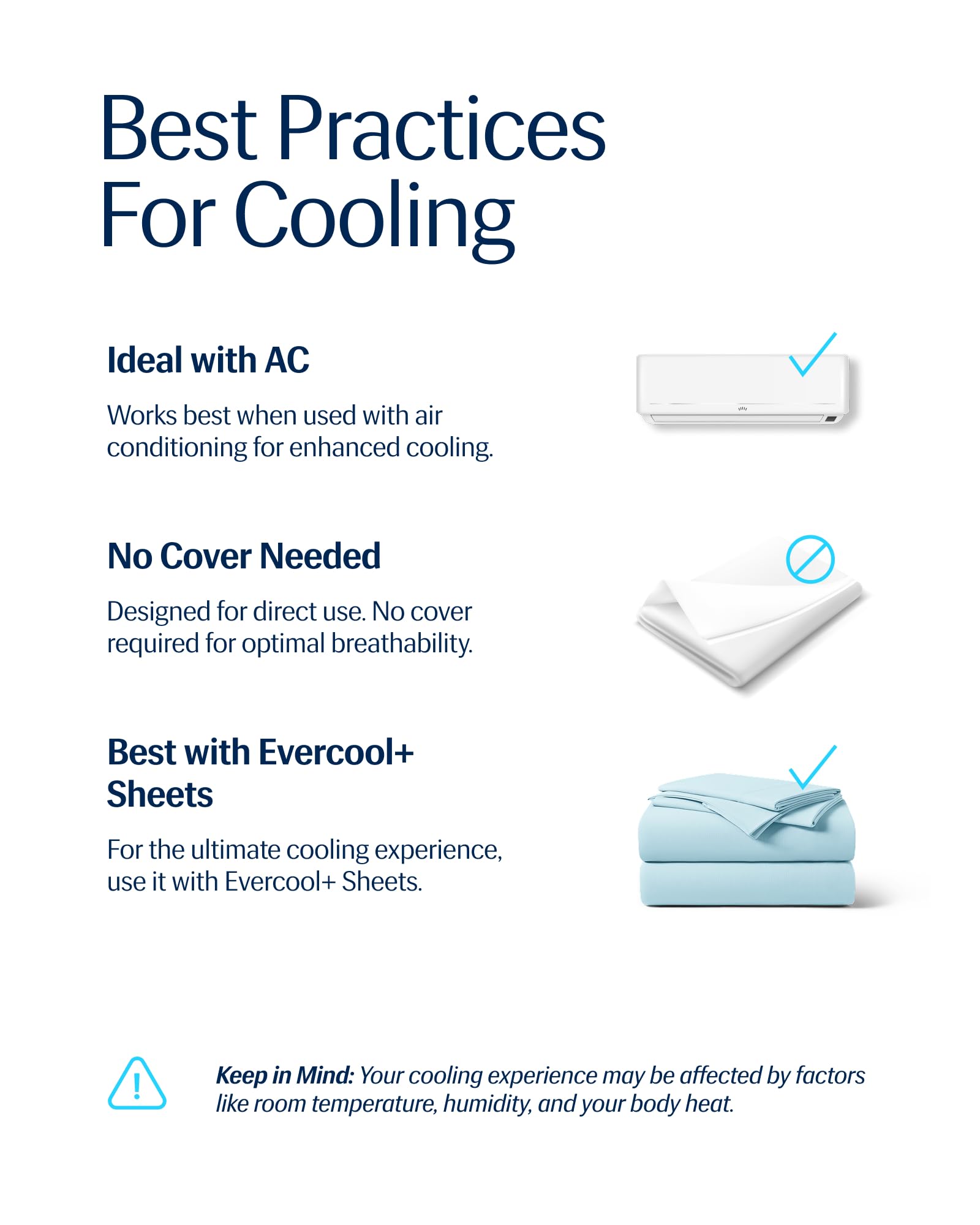 REST® Evercool® Cooling Comforter Blanket for Hot Sleepers, All Season