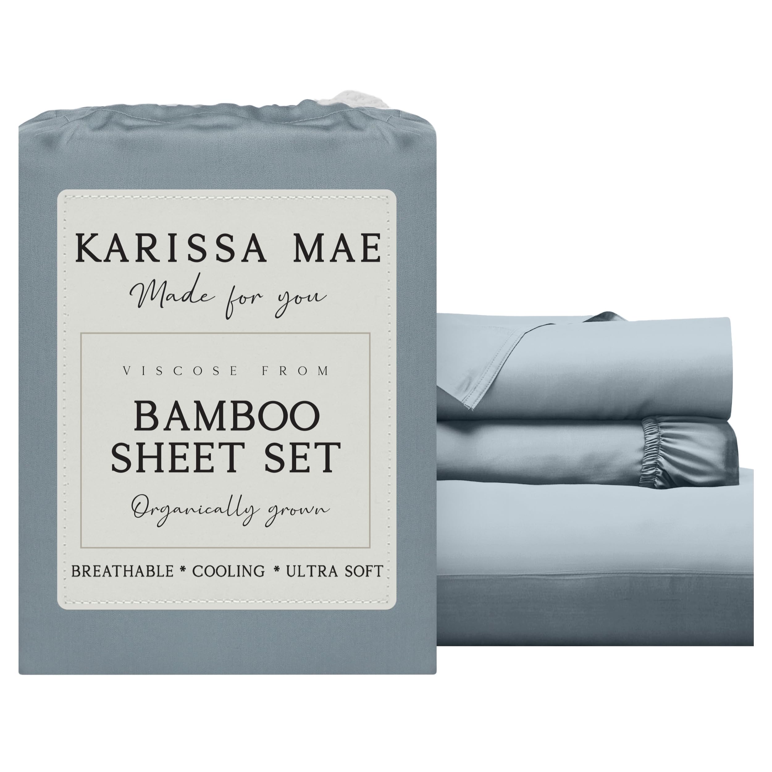 KARISSA MAE Luxury Bamboo Viscose Sheet Set