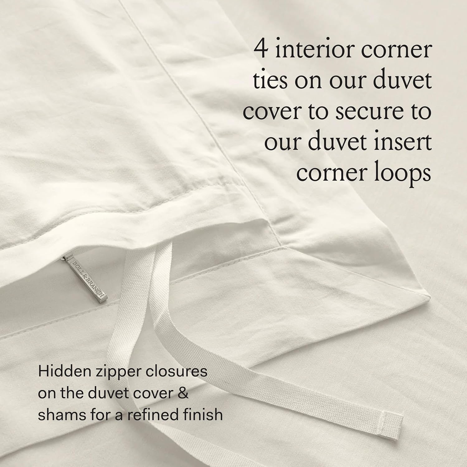 BOLL & BRANCH Signature Hemmed Duvet Set