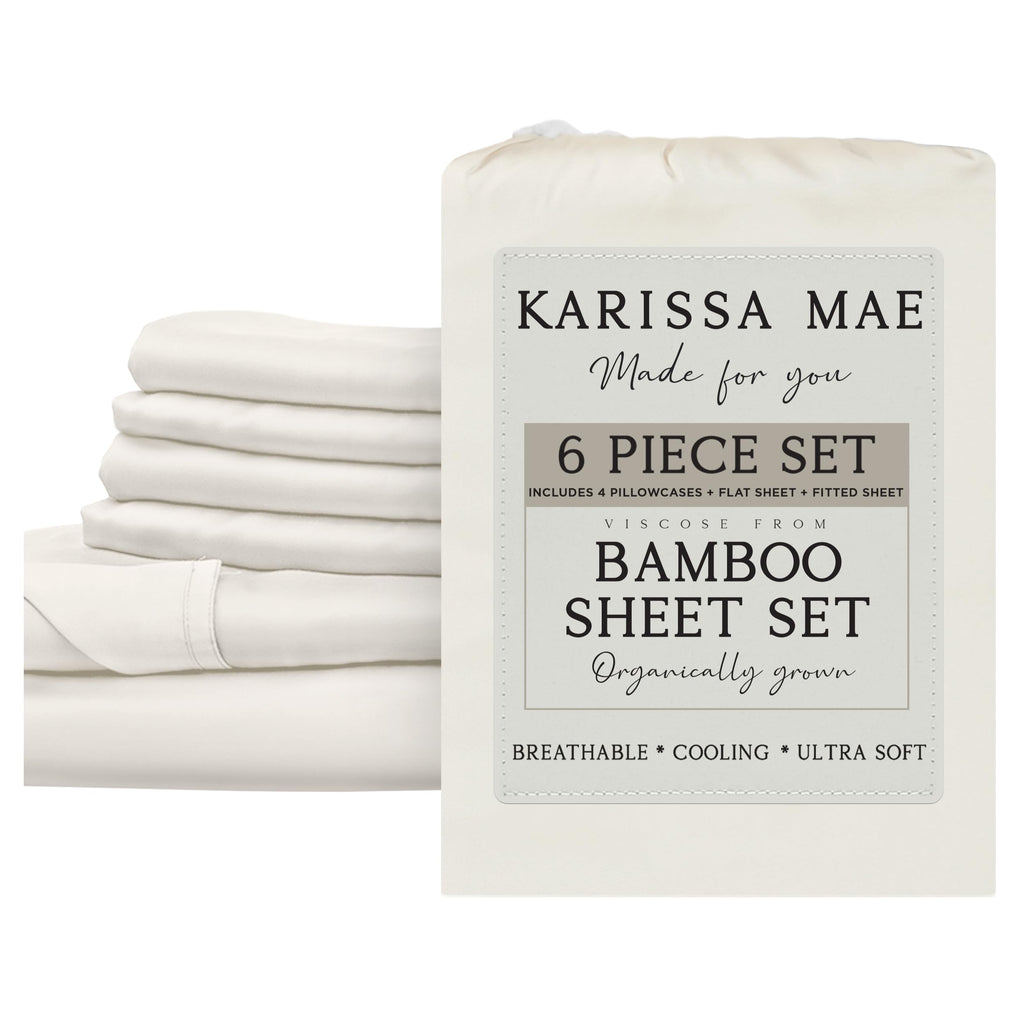 KARISSA MAE Luxury Bamboo Viscose Sheet Set