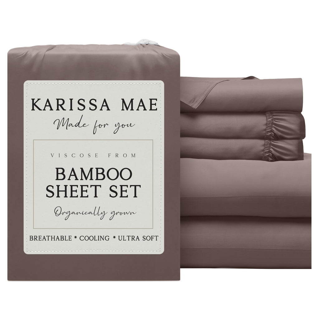 KARISSA MAE Luxury Bamboo Viscose Sheet Set