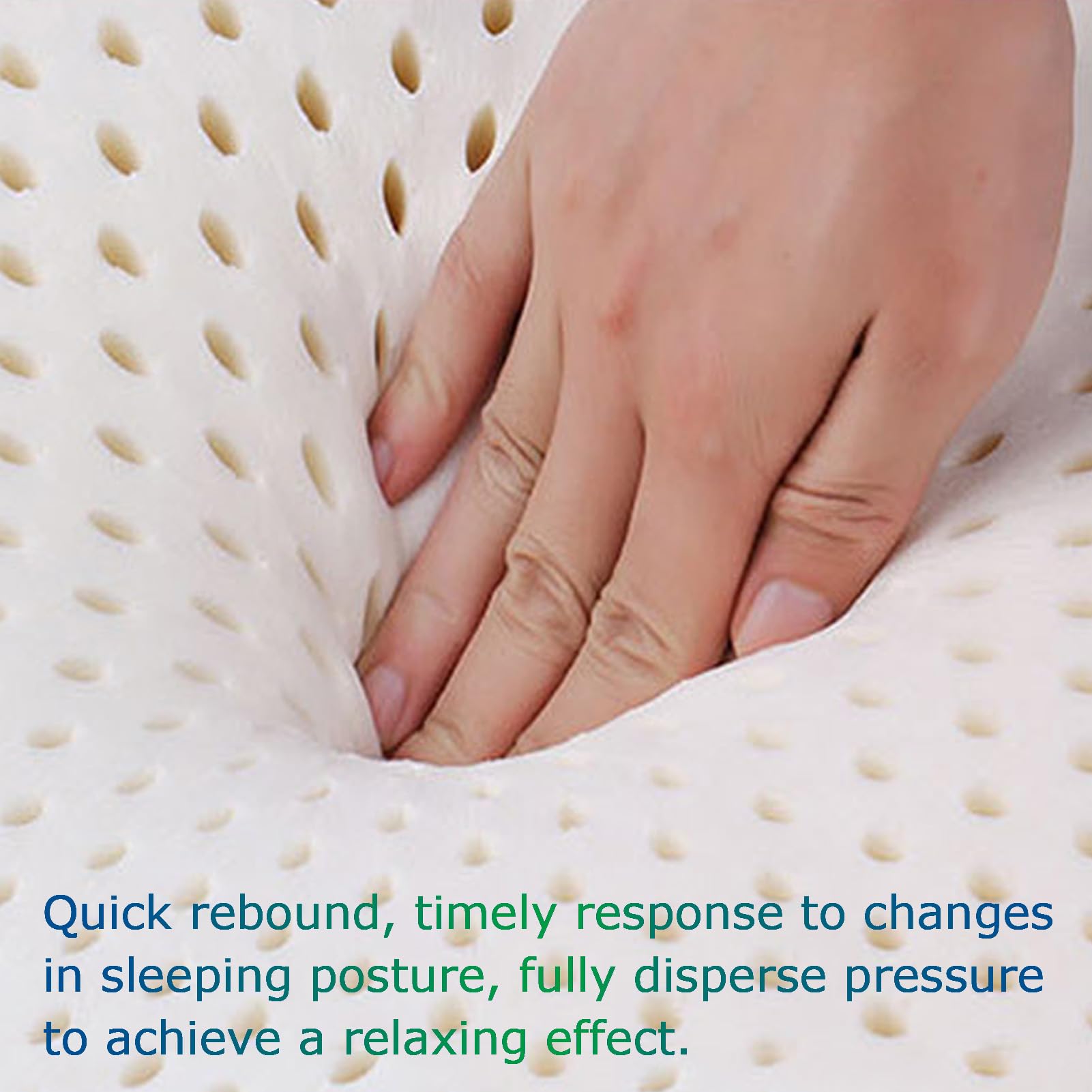 Natural Latex Mattress Topper with Breathable Cover
