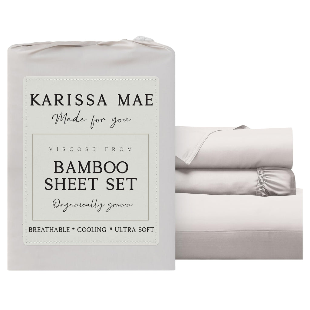 KARISSA MAE Luxury Bamboo Viscose Sheet Set