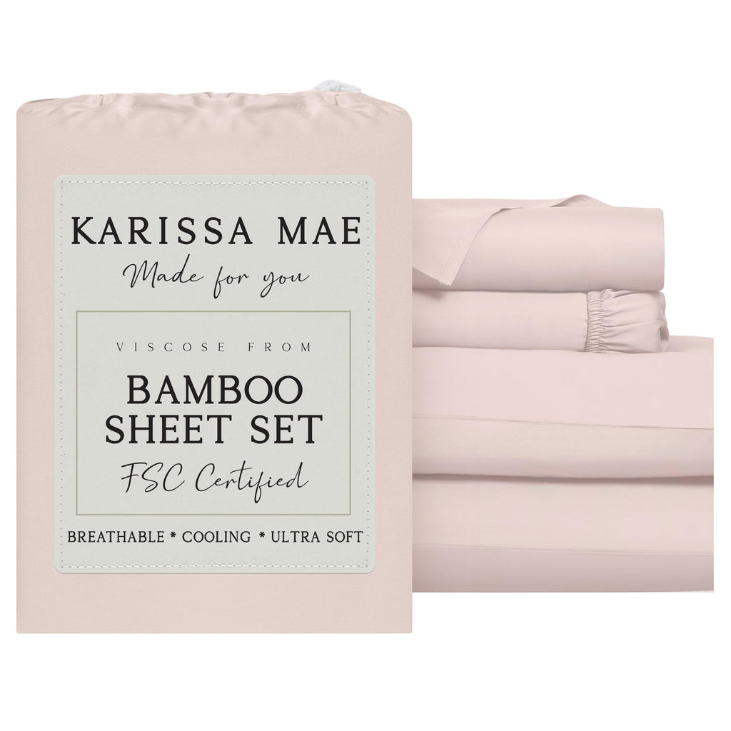 KARISSA MAE Luxury Bamboo Viscose Sheet Set