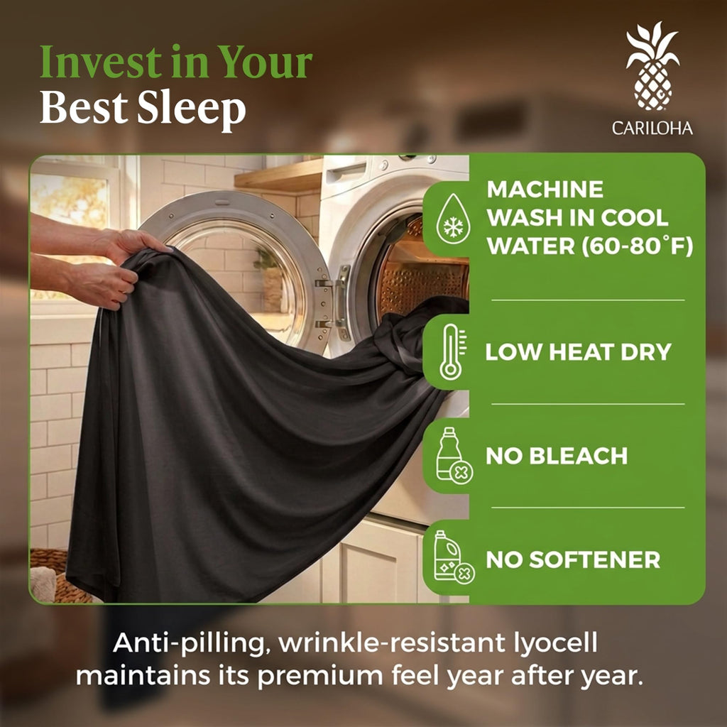 Cariloha Retreat 100% Bamboo Lyocell Sheets