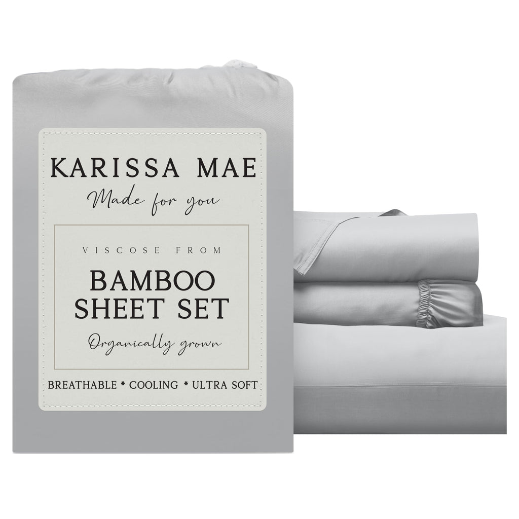 KARISSA MAE Luxury Bamboo Viscose Sheet Set