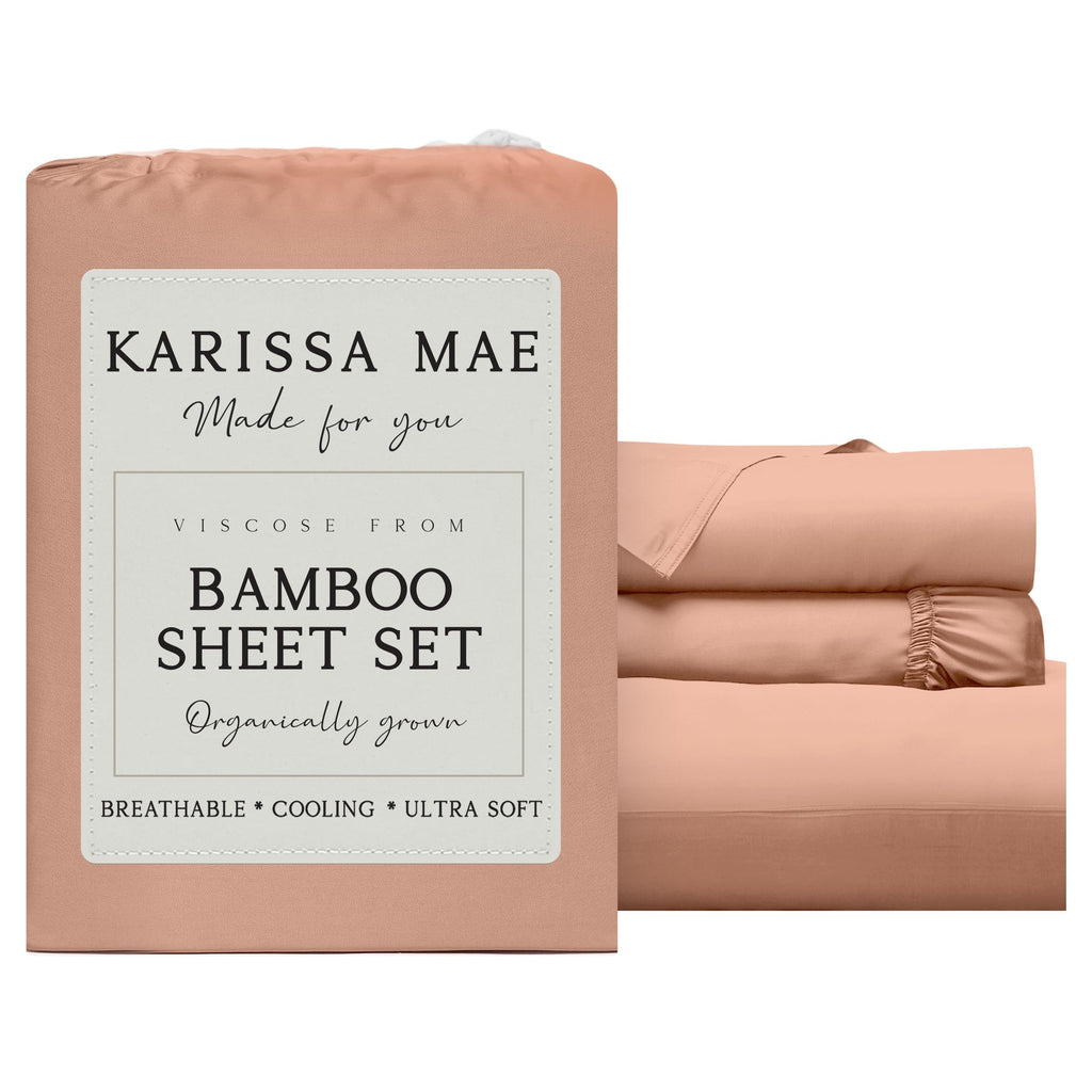 KARISSA MAE Luxury Bamboo Viscose Sheet Set