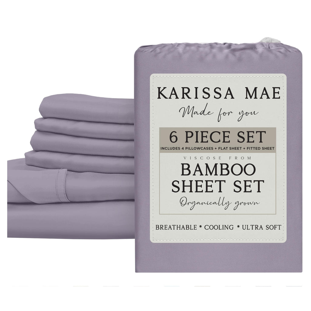 KARISSA MAE Luxury Bamboo Viscose Sheet Set