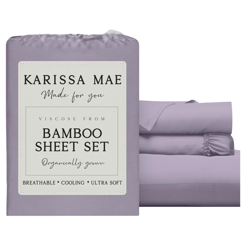 KARISSA MAE Luxury Bamboo Viscose Sheet Set