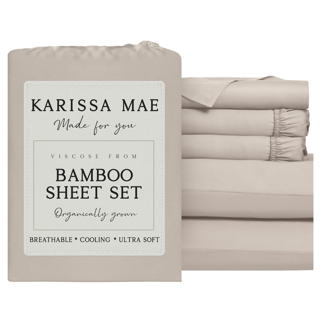 KARISSA MAE Luxury Bamboo Viscose Sheet Set